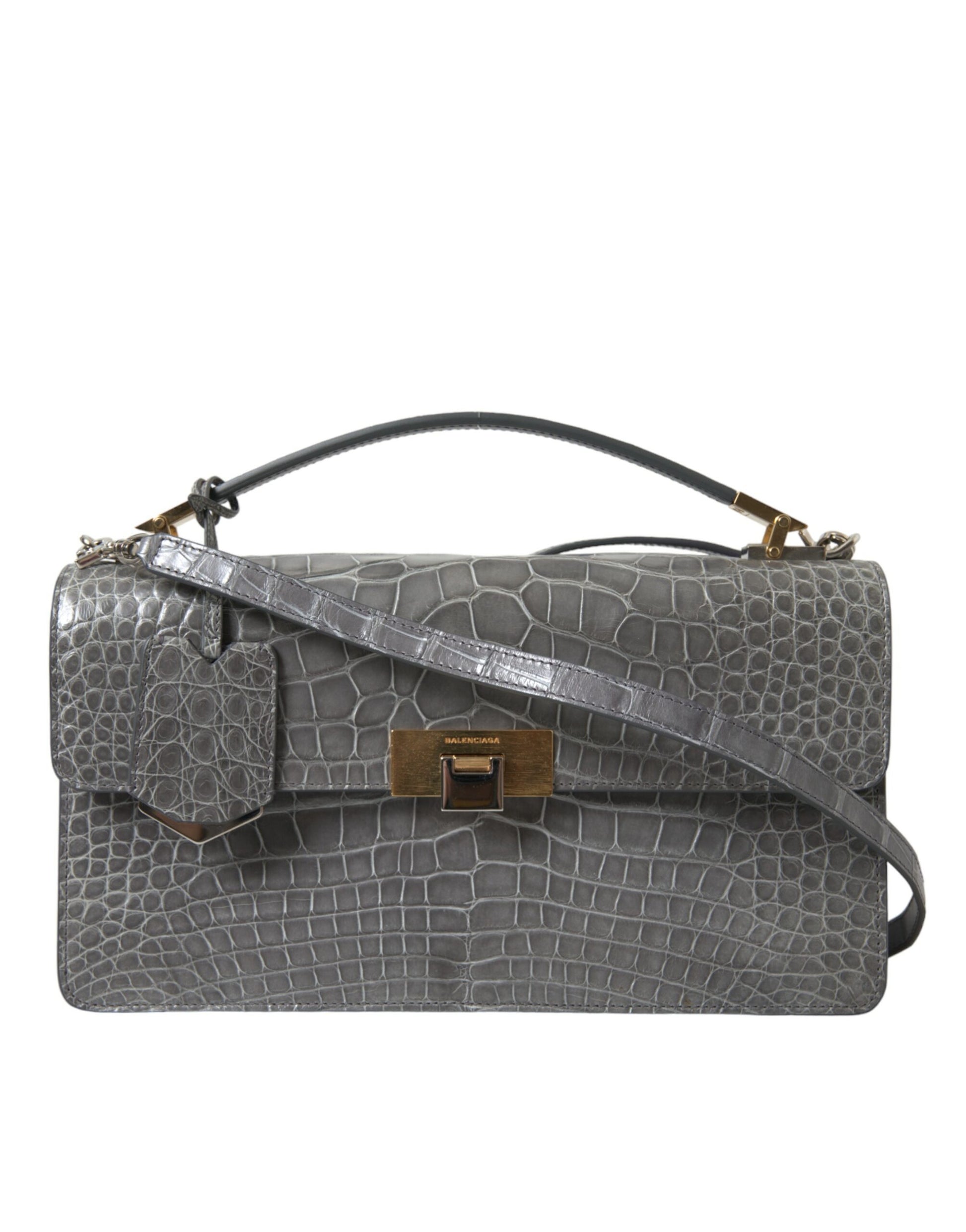 Balenciaga Alligator Leather Medium Shoulder Bag - ACCEXO