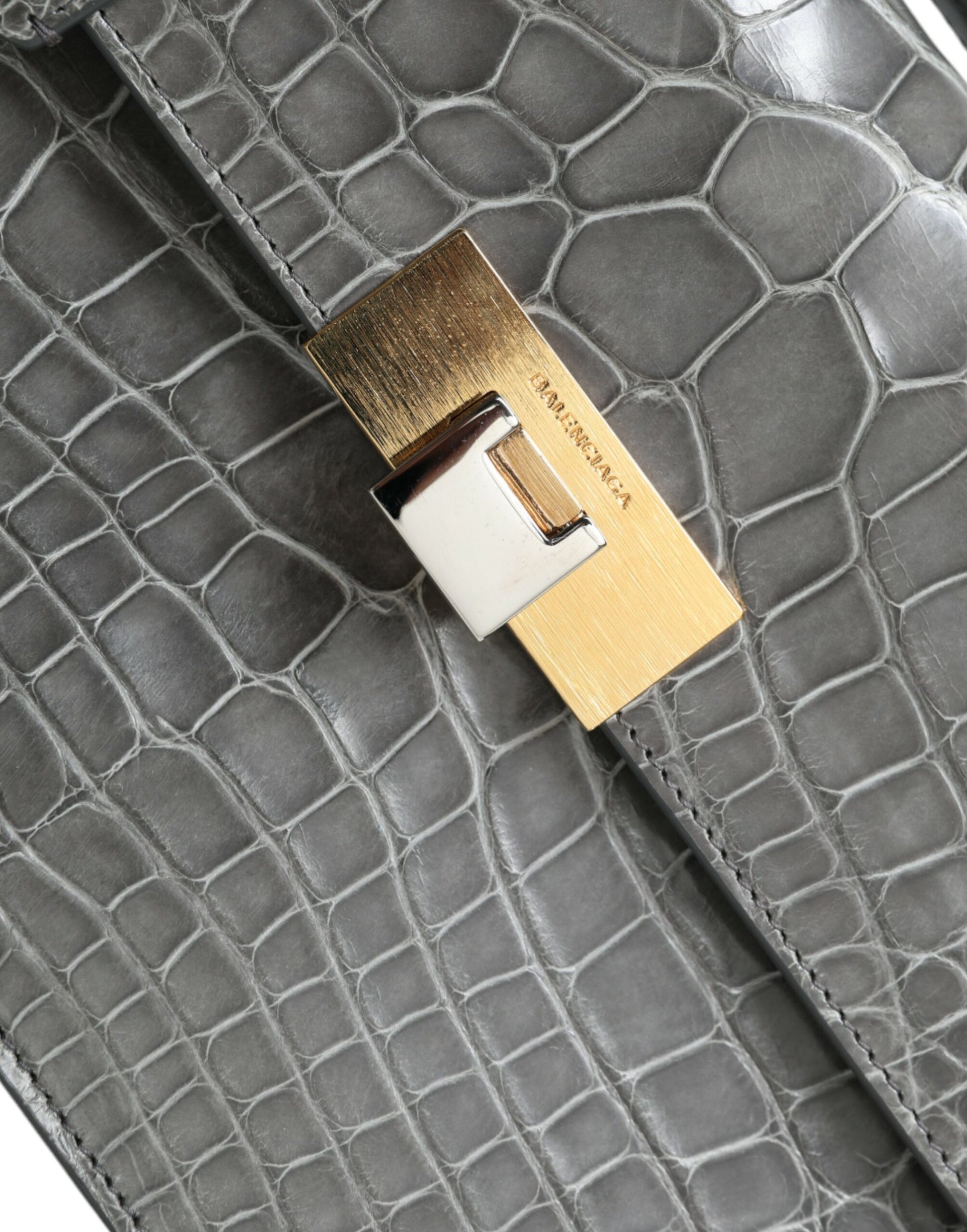 Balenciaga Alligator Leather Medium Shoulder Bag - ACCEXO