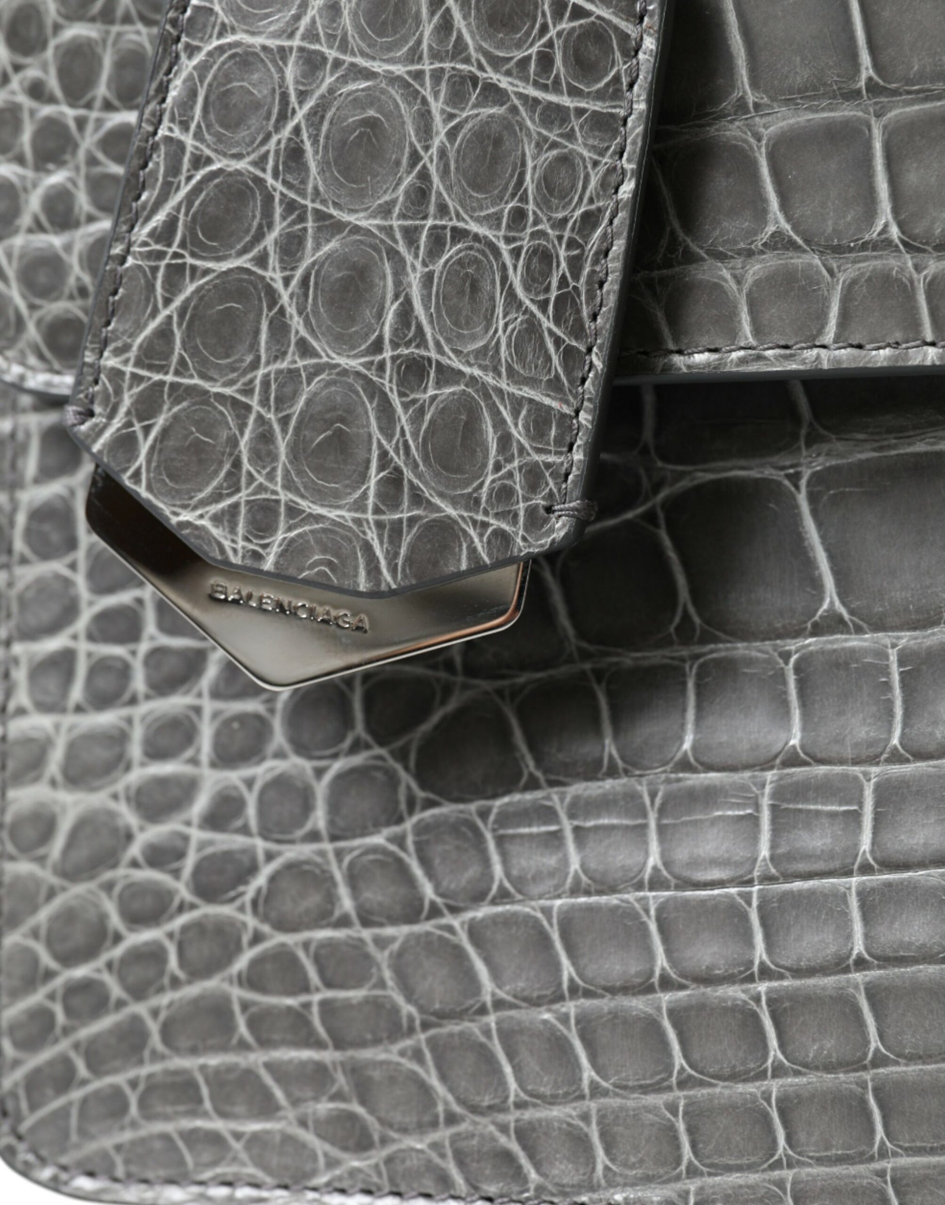 Balenciaga Alligator Leather Medium Shoulder Bag - ACCEXO