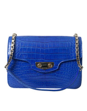 Balenciaga Chic Alligator Skin Chain Shoulder Bag - ACCEXO