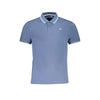 Harmont & Blaine Blue Cotton Polo Shirt