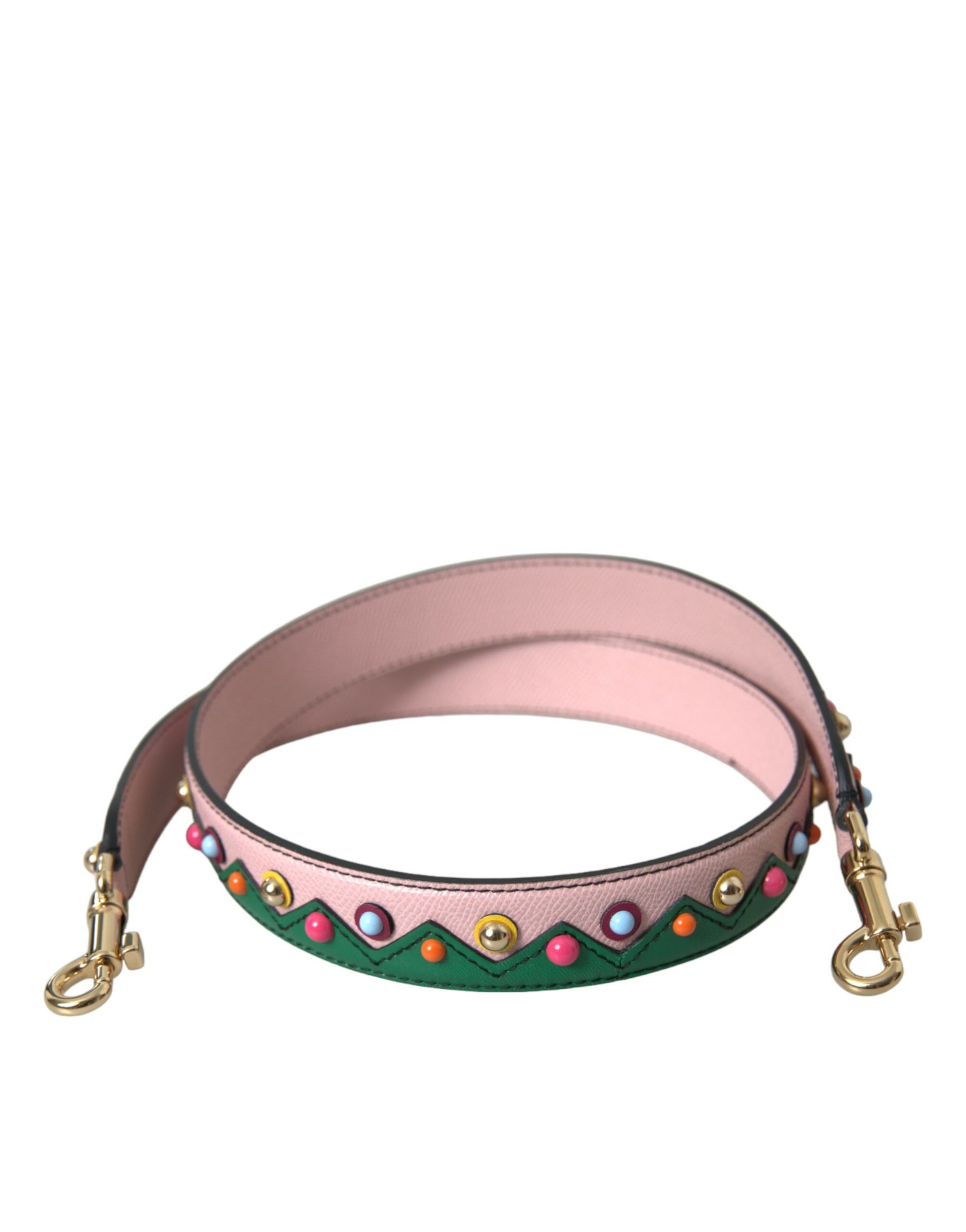Dolce & Gabbana Pink Leather Handbag Accessory Shoulder Strap - ACCEXO
