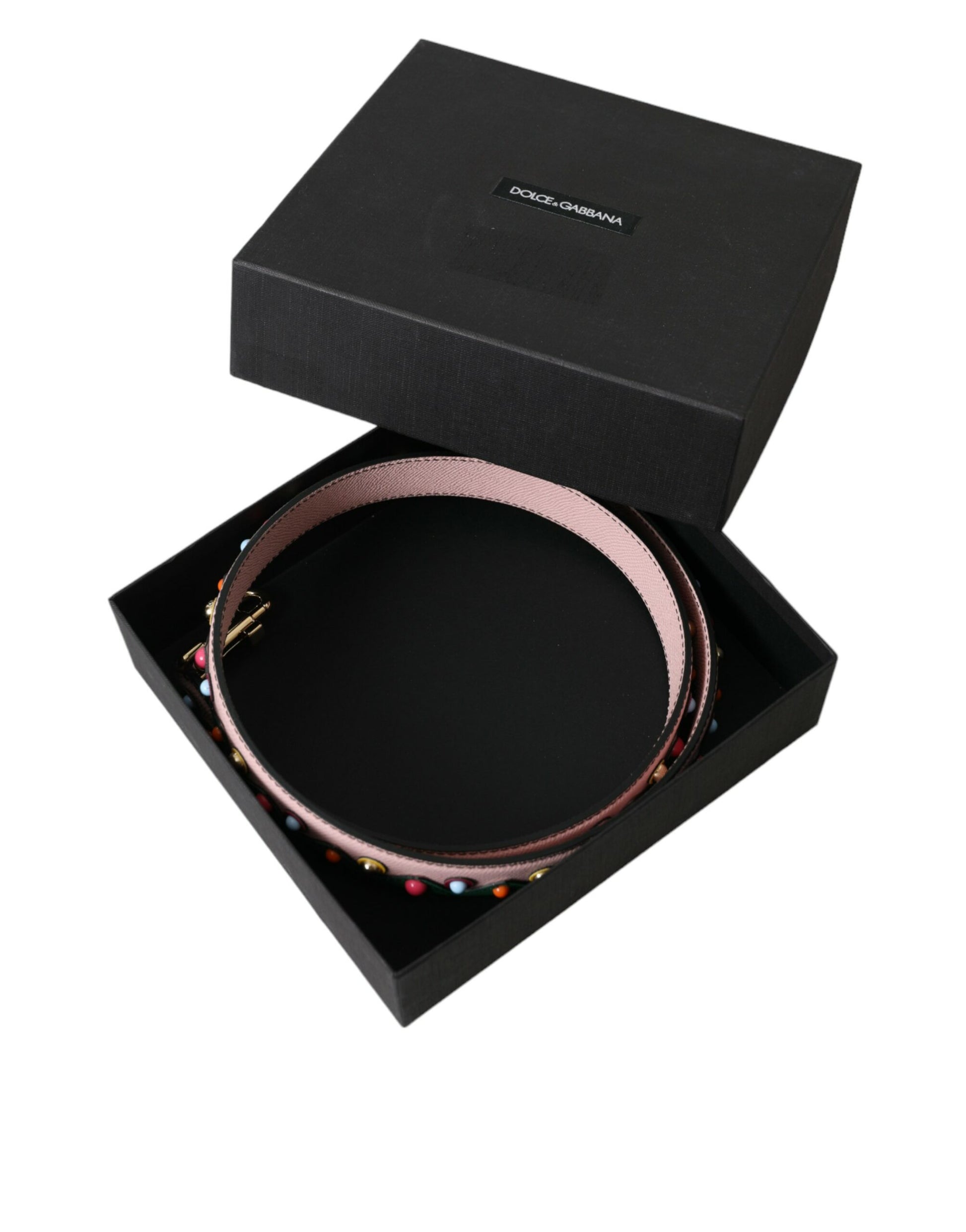 Dolce & Gabbana Pink Leather Handbag Accessory Shoulder Strap - ACCEXO
