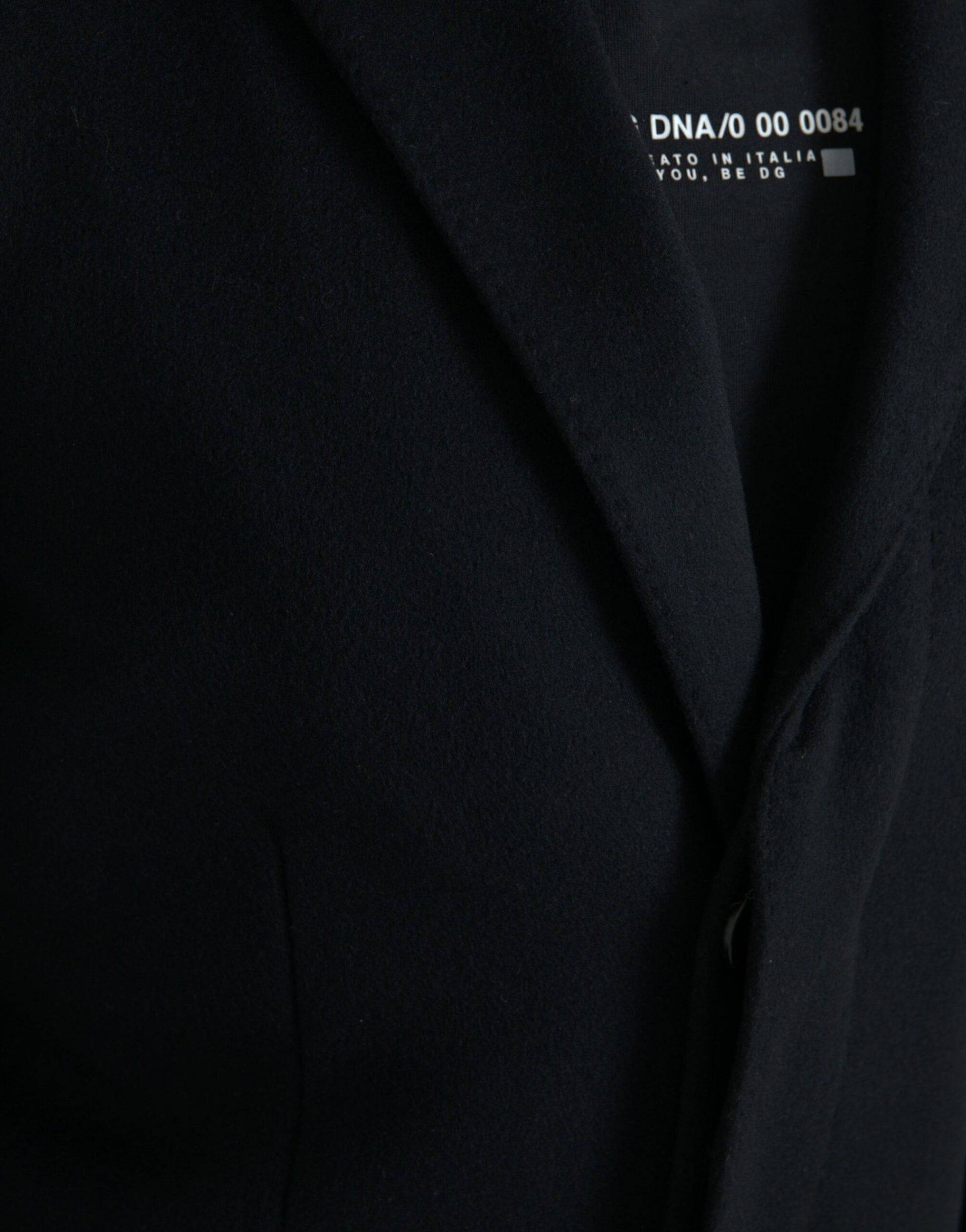 Dolce & Gabbana Black Single Breasted Trench Coat Jacket - ACCEXO