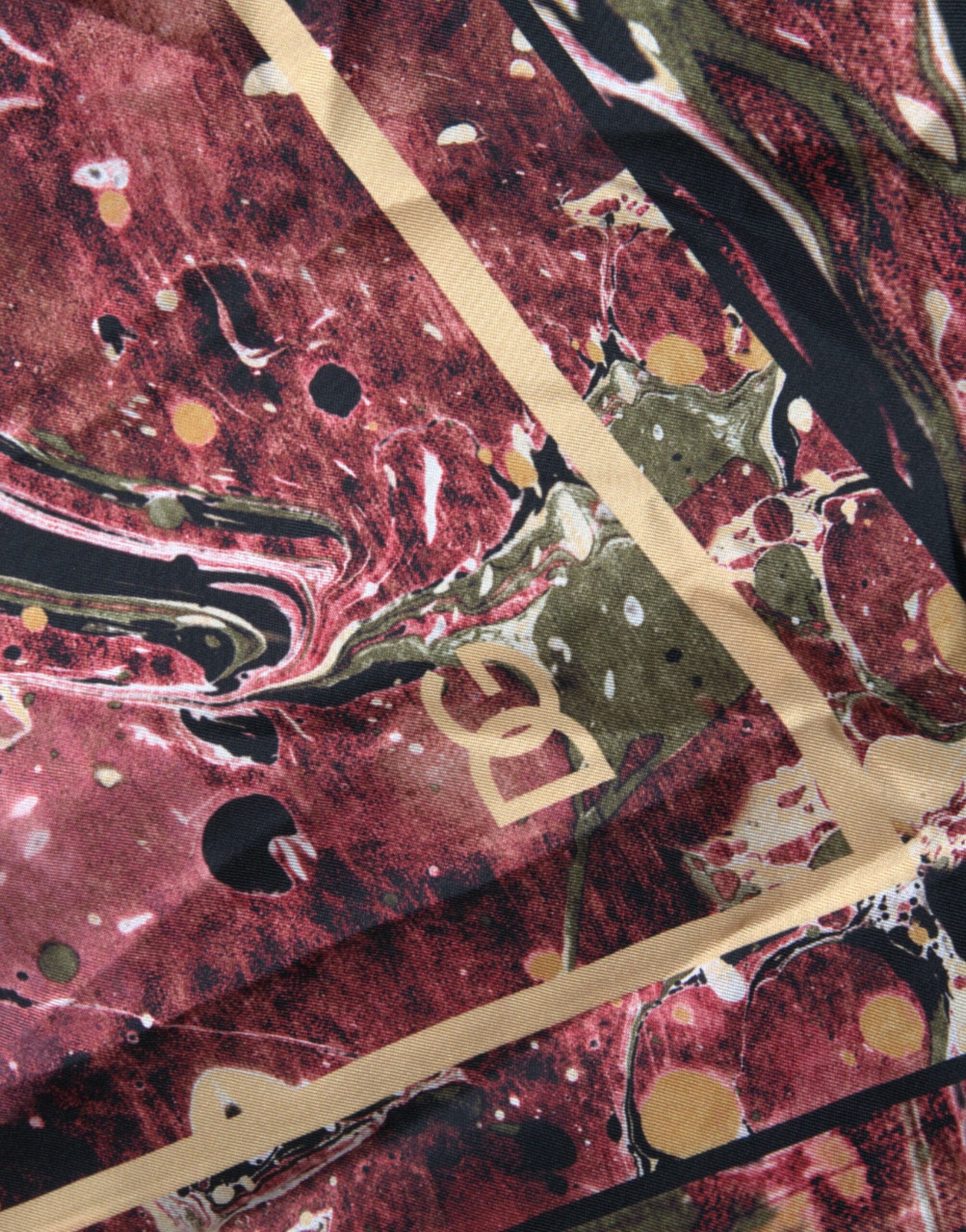 Dolce & Gabbana Multicolor Button Down Silk Shirt - ACCEXO