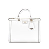 Guess Jeans White Polyethylene Handbag