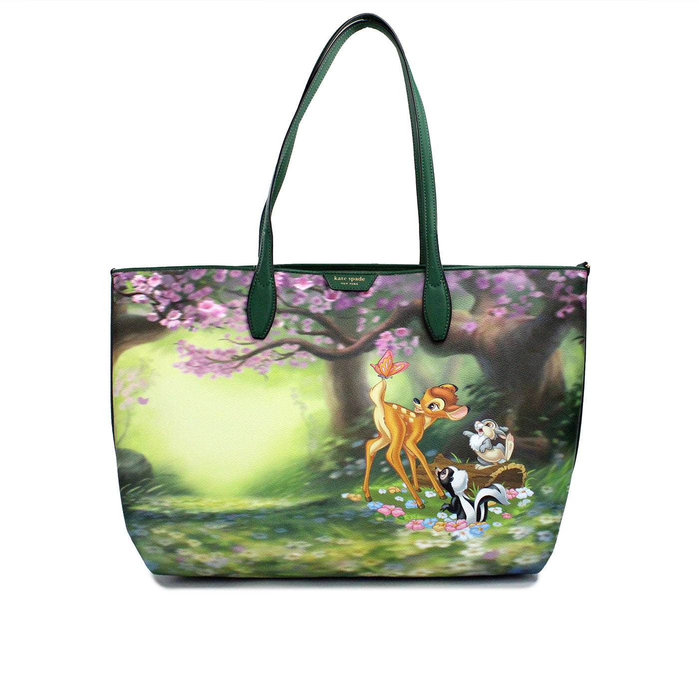 Kate Spade Disney Sutton Bambi Coated Canvas Shoulder Tote Handbag Purse - ACCEXO