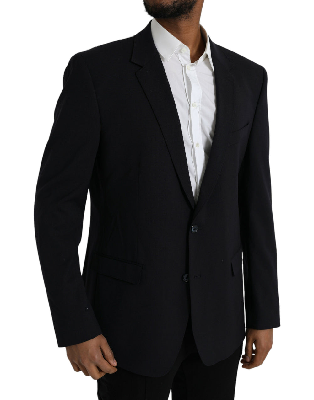 Dolce & Gabbana Black MARTINI Single Breasted Coat Blazer