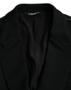 Dolce & Gabbana Black Wool 2 Piece Single Breasted Suit