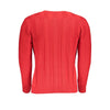 U.S. Grand Polo Red Fabric Sweater