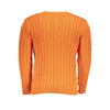 U.S. Grand Polo Orange Fabric Sweater