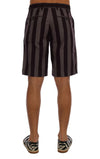 Dolce & Gabbana Casual Striped Cotton Shorts