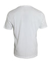 Dolce & Gabbana White D&G King Print Cotton Crewneck T-shirt