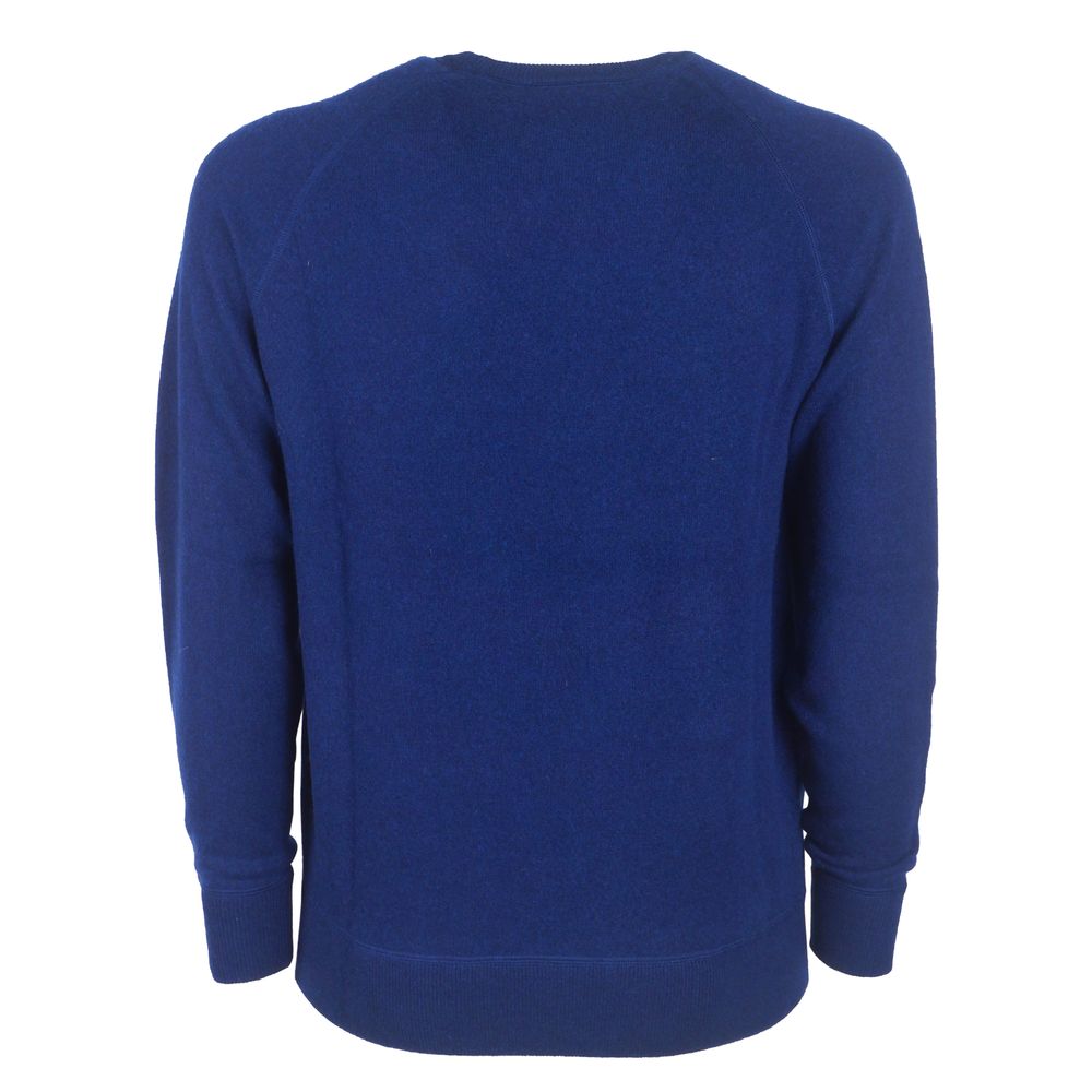 Emilio Romanelli Blue Cashmere Men Sweater - ACCEXO