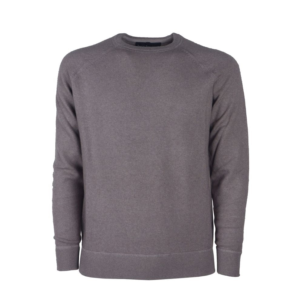 Emilio Romanelli Gray Cashmere Men Sweater - ACCEXO