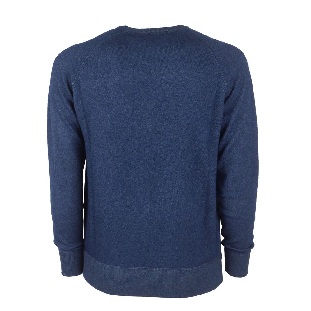 Emilio Romanelli Light Blue Cashmere Men Sweater - ACCEXO