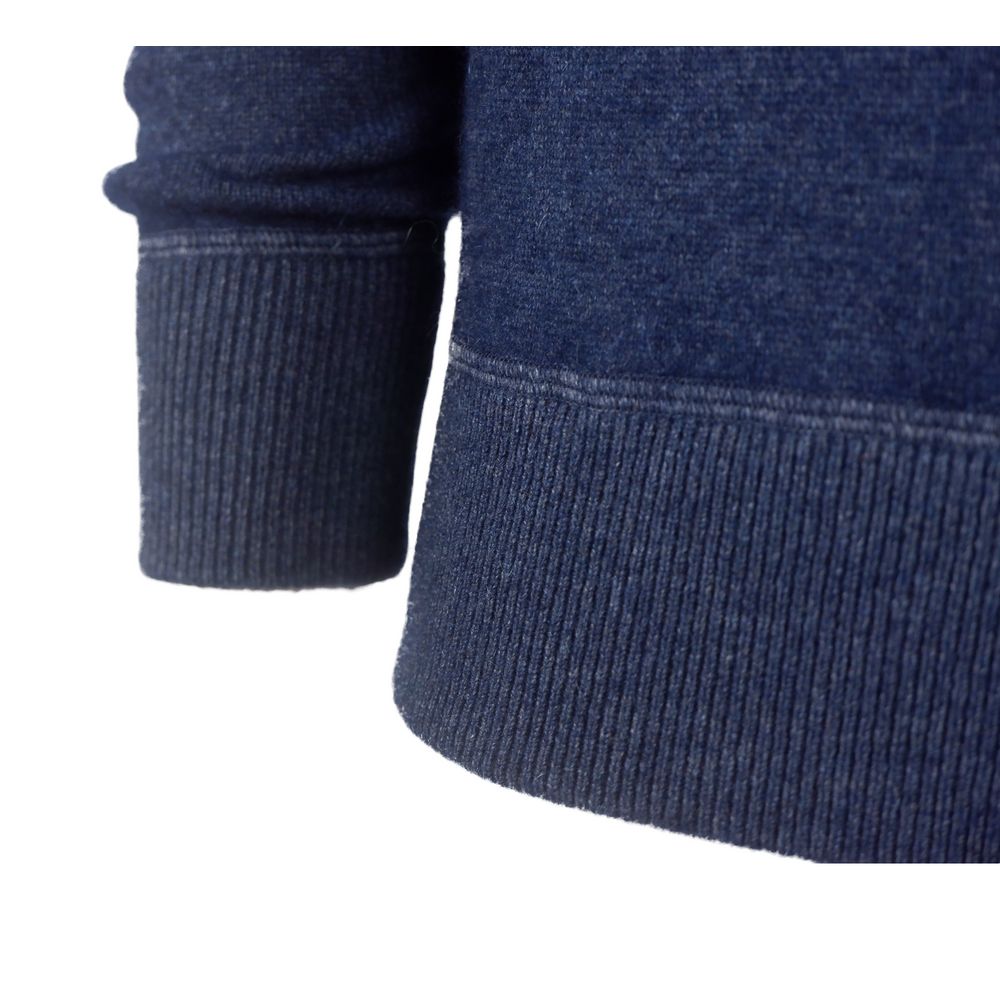 Emilio Romanelli Light Blue Cashmere Men Sweater - ACCEXO