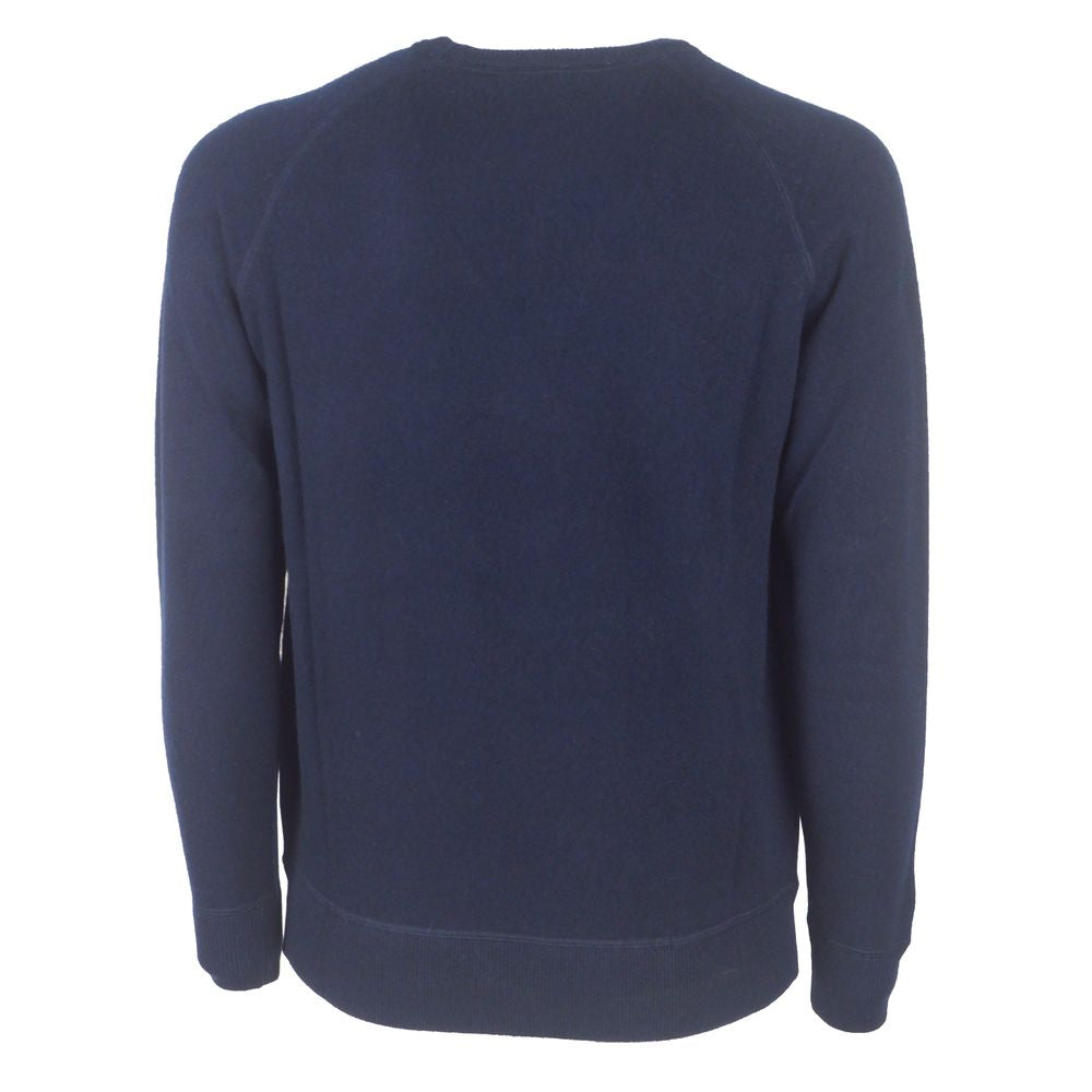 Emilio Romanelli Blue Cashmere Men Sweater - ACCEXO