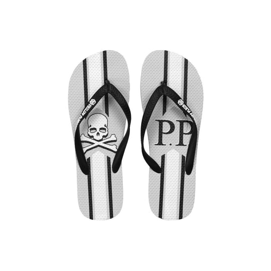 Philipp Plein Gray Polyester Women Sandal