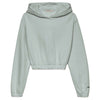 Hinnominate Chic Cropped Hooded Cotton Sweatshirt