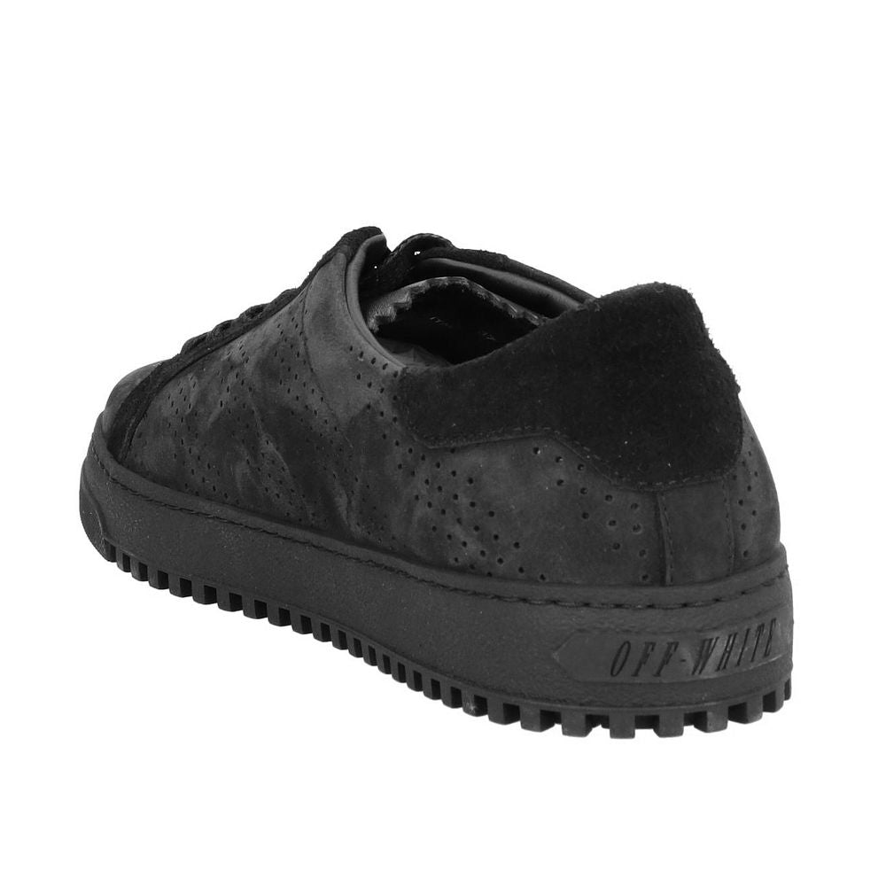 Off-White Elegant Suede Calfskin Sneakers - ACCEXO
