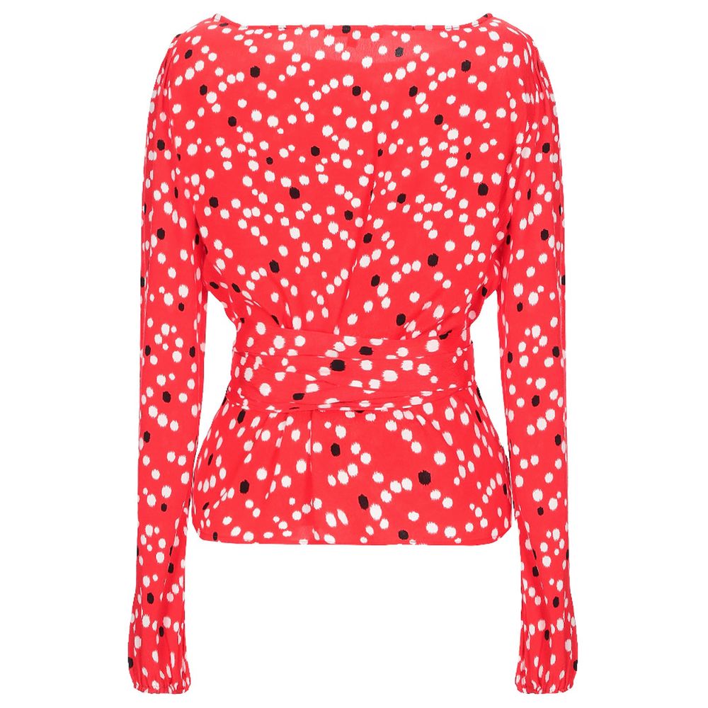 Patrizia Pepe Red Polyester Sweater