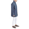 People Of Shibuya Blue Polyester Men's Trench Coat