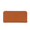 Baldinini Trend Elegant Orange Leather Wallet with Zipper