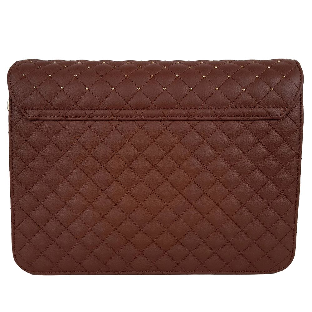 Baldinini Trend Brown Calfskin Women Crossbody Bag - ACCEXO