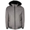 Made in Italy Elegant Wool-Cashmere Men's Jacket with Hood