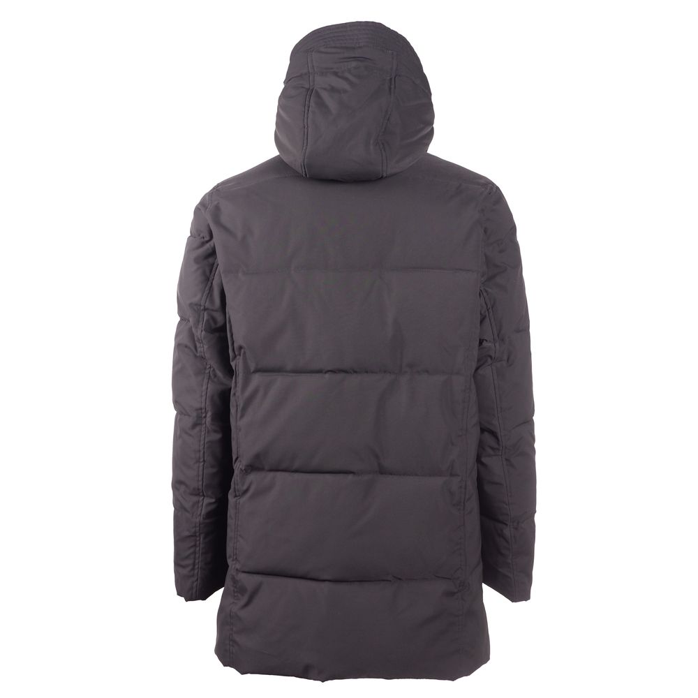 Emilio Romanelli Black Polyester Men Jacket - ACCEXO
