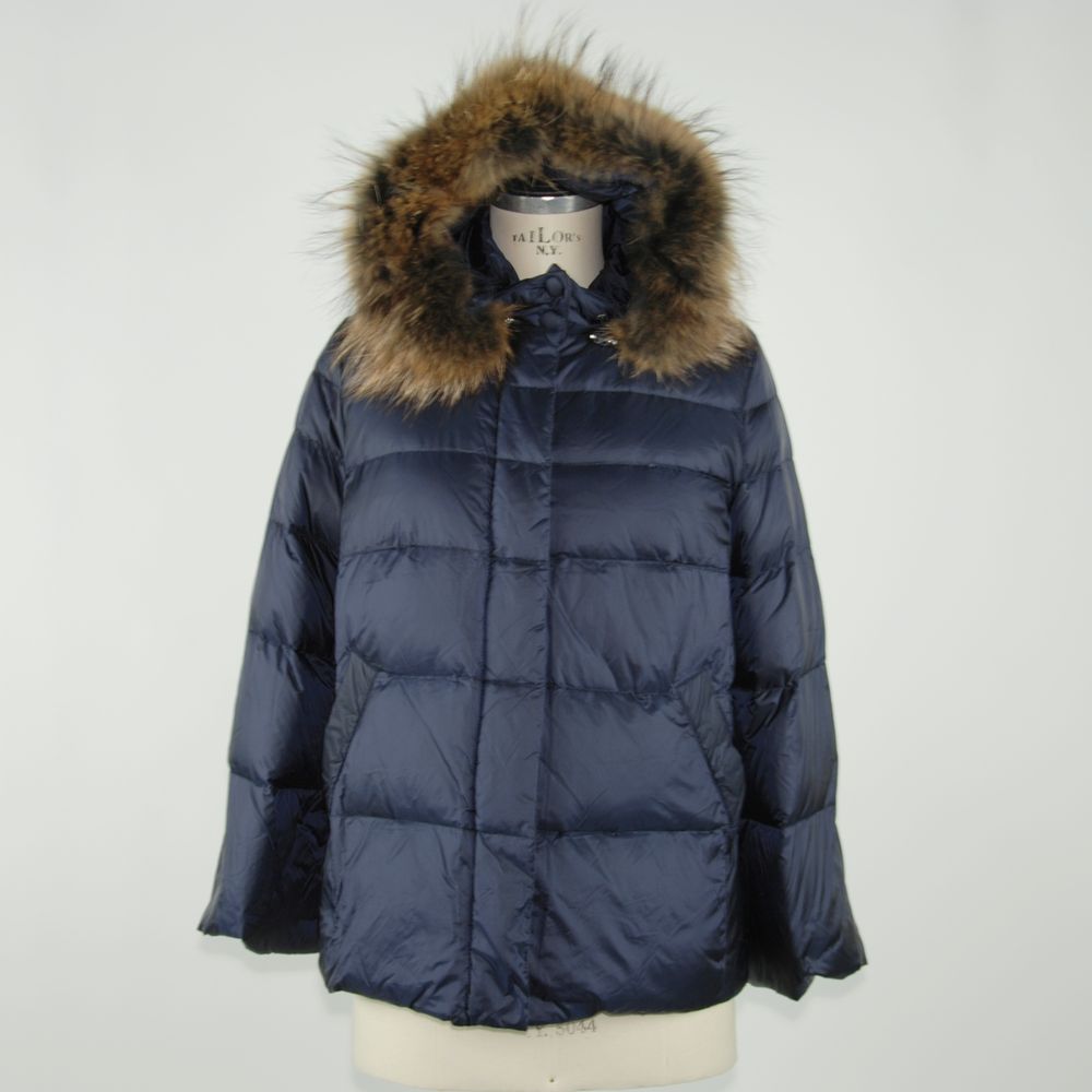 Emilio Romanelli Blue Polyamide Women Jacket - ACCEXO