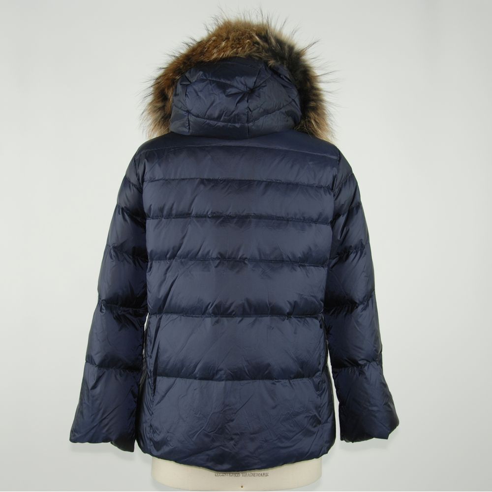 Emilio Romanelli Blue Polyamide Women Jacket - ACCEXO