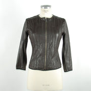 Emilio Romanelli Black Leather Women Jacket - ACCEXO