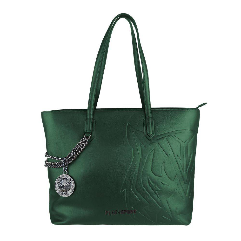 Plein Sport Green Polyethylene Women Shoulder Bag - ACCEXO