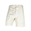 Don The Fuller White Cotton Men's Bermuda Short