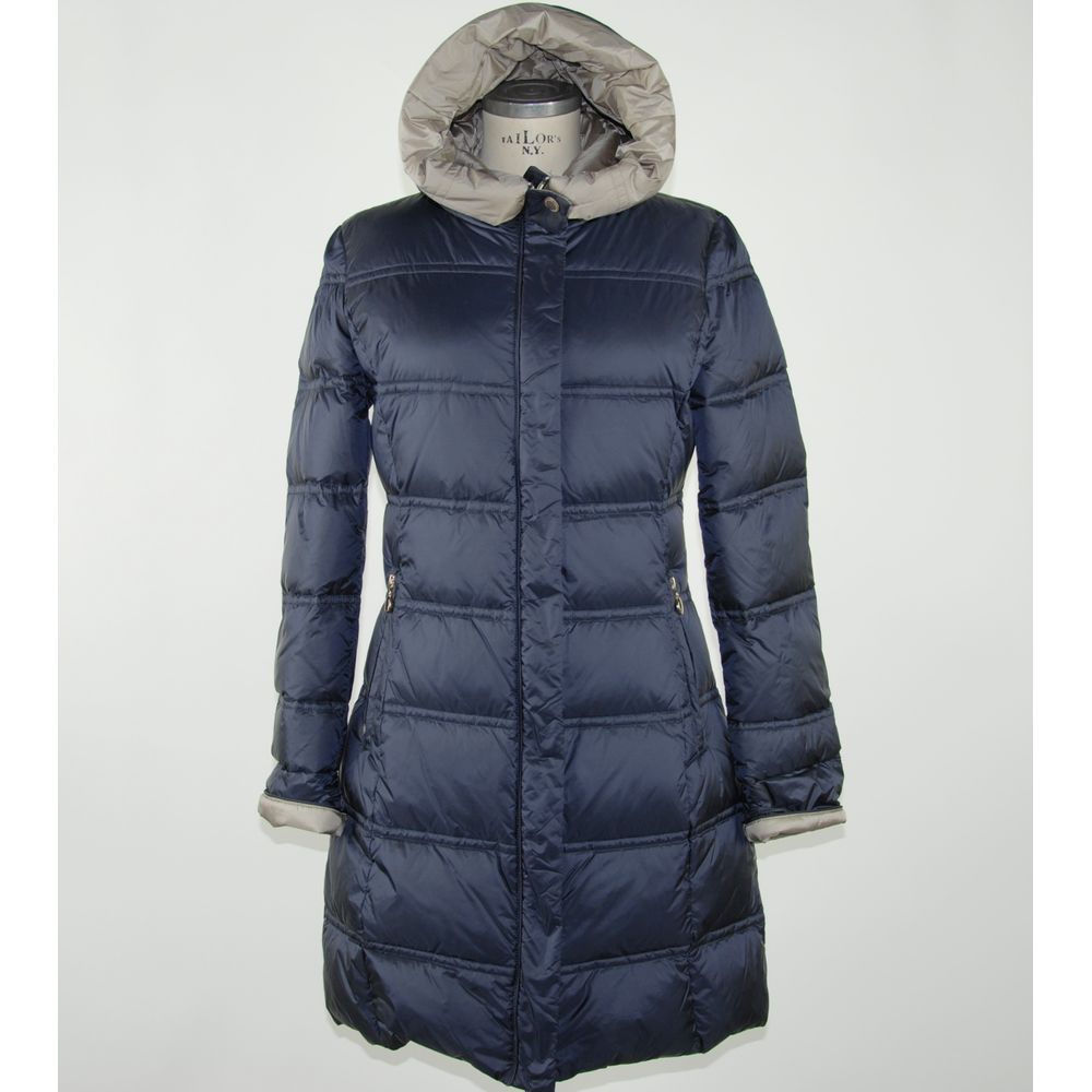 Emilio Romanelli Blue Polyester Women Jacket - ACCEXO