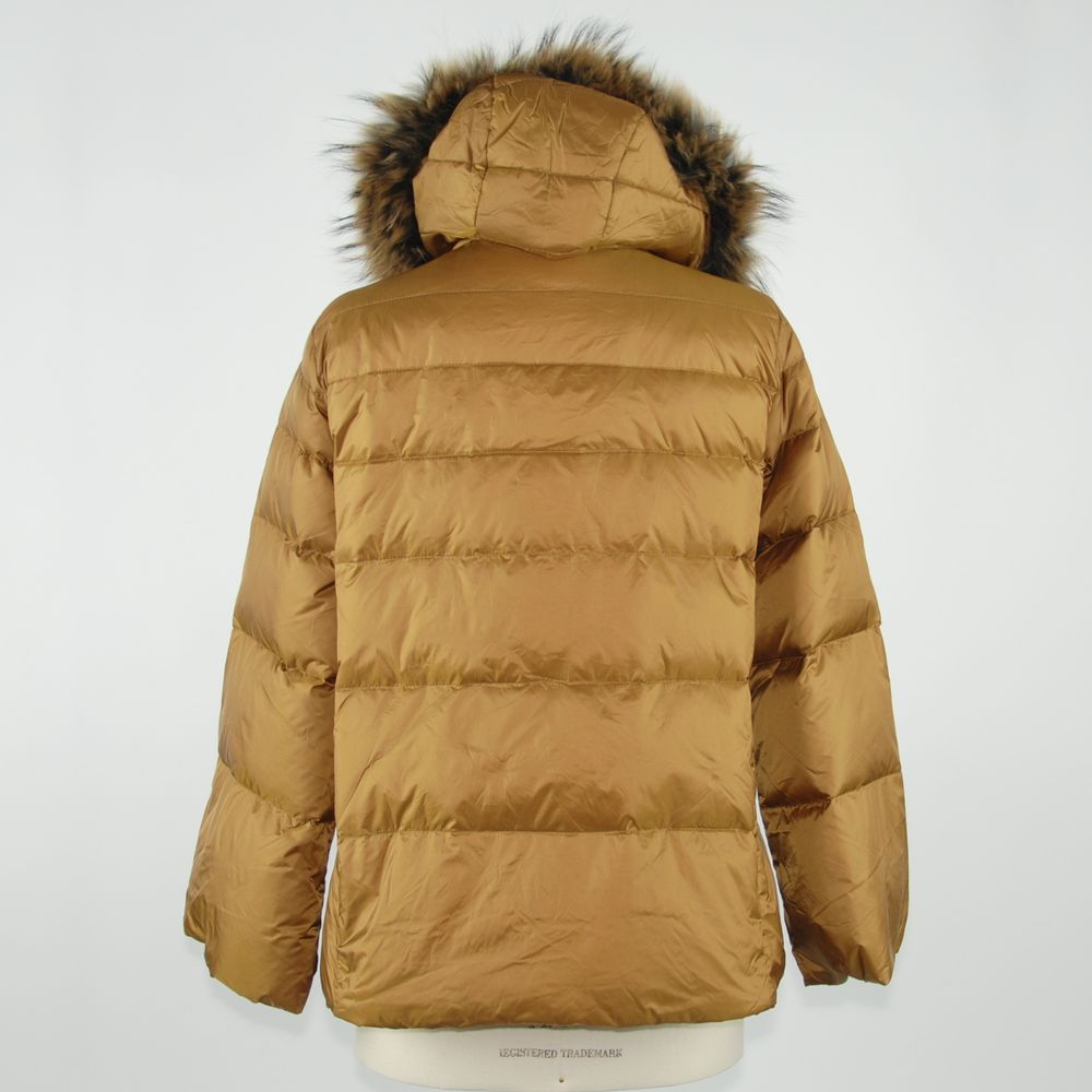 Emilio Romanelli Yellow Polyamide Women Coat - ACCEXO