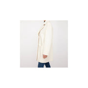 Love Moschino Chic White Winter Elegance Long Coat - ACCEXO