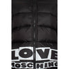 Love Moschino Chic Nylon Down Jacket with Bold Logo