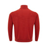 FERRANTE Elegant Wool Rich Red Sweater