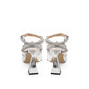 MACH & MACH Elegant Silver Leather Platforms