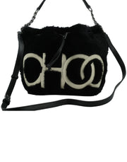 Jimmy Choo Black Leather Top Handle and Shoulder Bag - ACCEXO