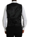 Dolce & Gabbana Brown Wool Waistcoat Dress Formal Vest