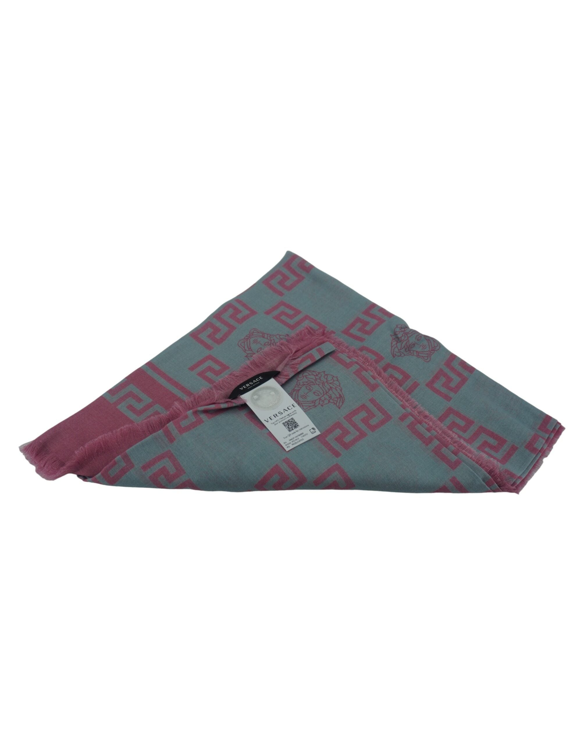 Versace Light Pink MD and Cashmare Medusa Scarf - ACCEXO