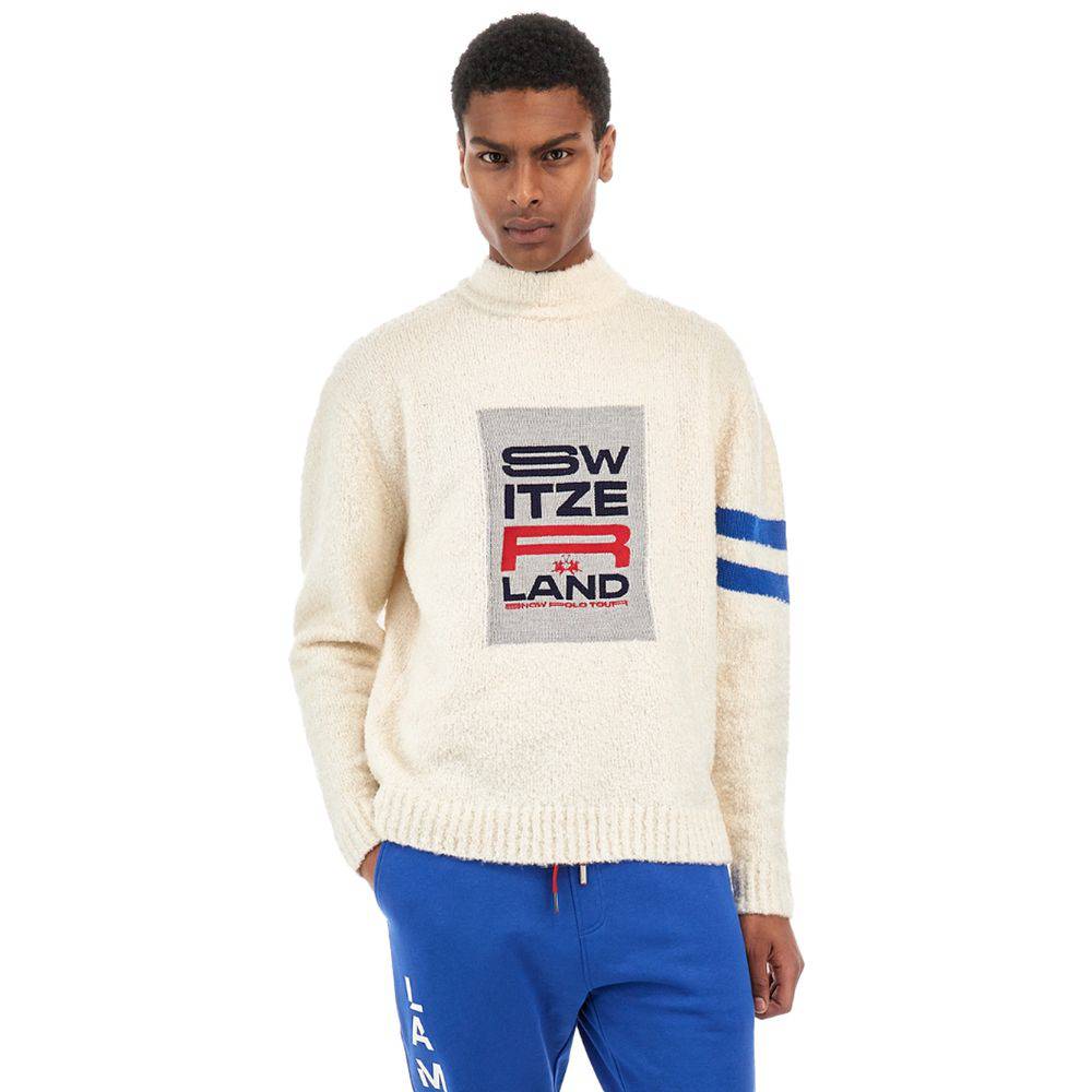 La Martina White Polyamide Sweater - ACCEXO