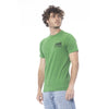 Cavalli Class Green Cotton Men T-Shirt