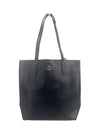 COACH Thea Tote Shoulder Purse Leather Bag Black