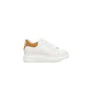 Cerruti 1881 White Leather Women Sneaker - ACCEXO