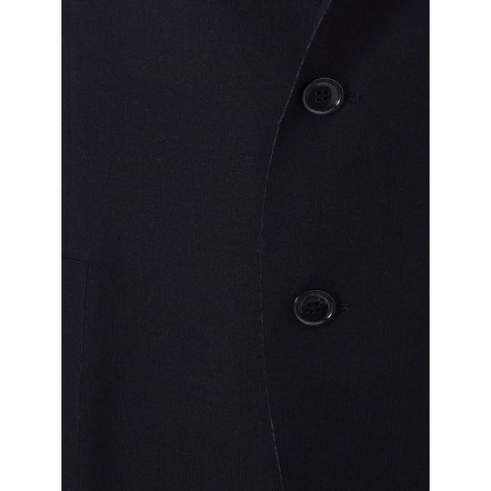 Elegant Blue Cotton Lardini Jacket